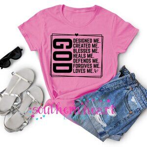 God Designed Me T Shirt, Christian T Shirt